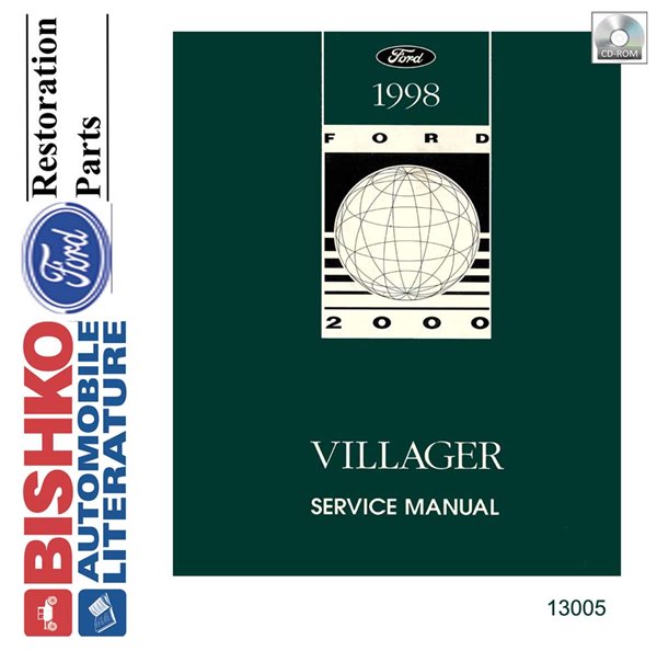 1998 Mercury Villager Factory Shop Service Manual