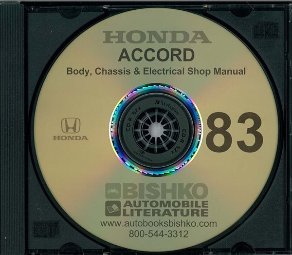 1983 Honda Accord Factory Shop Service Manual