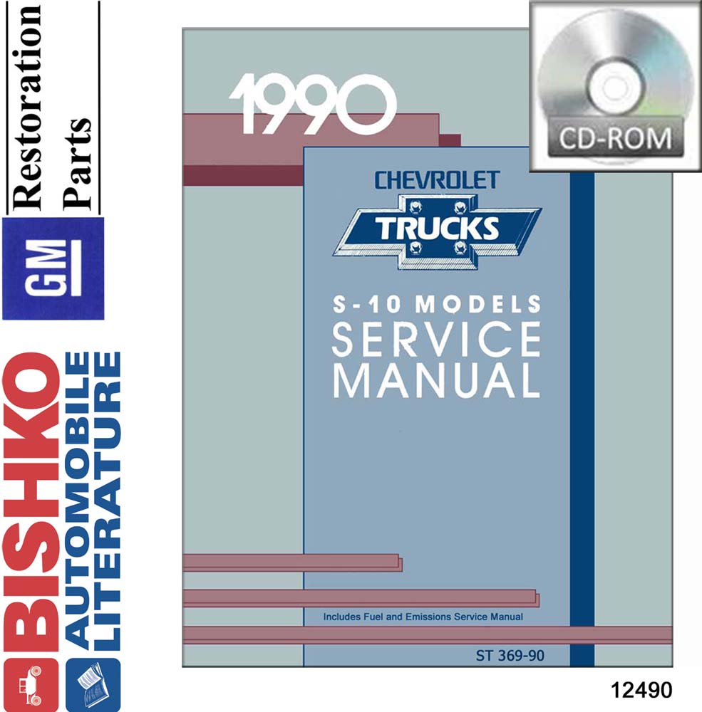 1990 Chevrolet S-10 Truck Models Factory Shop Service Manual