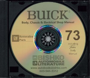 1973 Buick ALL MODELS FISHER BODY Factory Shop Service Manual