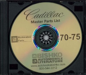 1970 1972 1973 1974 1975 Cadillac Parts Numbers Book List Guide PDF Interchange
