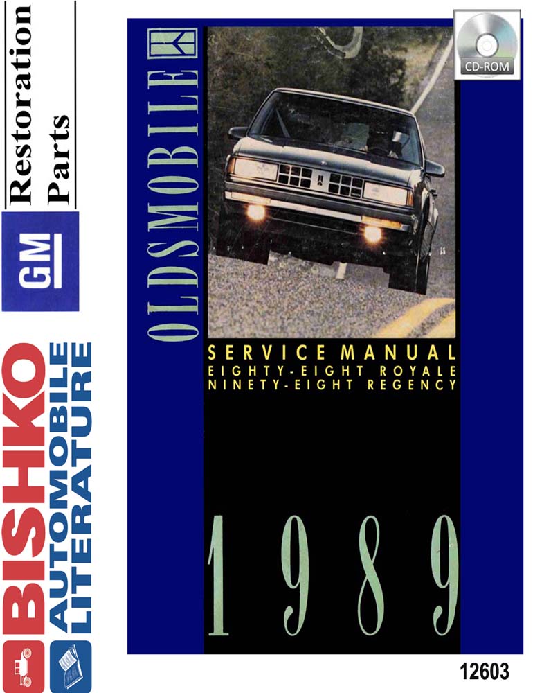 1989 Oldsmobile 98 Regency, 88 Factory Shop Service Manual