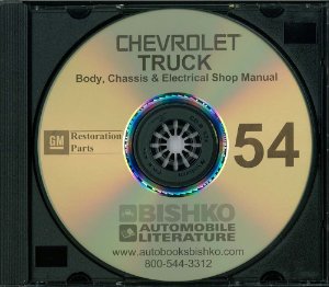 1954 Chevrolet Truck All Models Factory Shop Service Manual