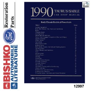 1990 Ford Taurus, Sable Factory Shop Service Manual