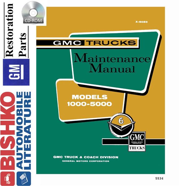 1960 GMC 1000-5000 Truck Factory Shop Service Manual