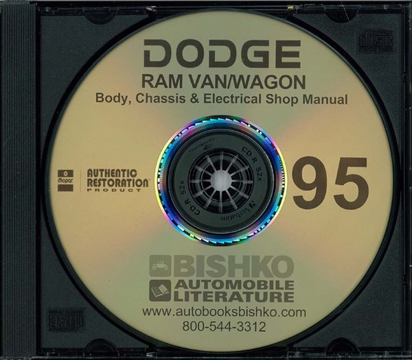 1995 Dodge Truck Ram Van, Ram Wagon Factory Shop Service Manual