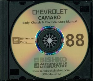 1988 Chevrolet Camaro Factory Shop Service Manual