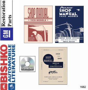 1939–1940 Pontiac ALL MODELS FISHER BODY Factory Shop Service Manual