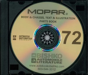 1972 Mopar Chrysler Dodge Desoto Plymouth Parts Numbers Book List PDF Interchange