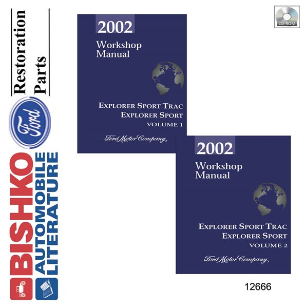 2002 Ford Truck Explorer Sport, Explorer Sport Trac Factory Shop Service Manual