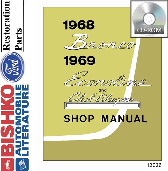 1968 1969 Ford Econoline Bronco Shop Service Repair Manual PDF