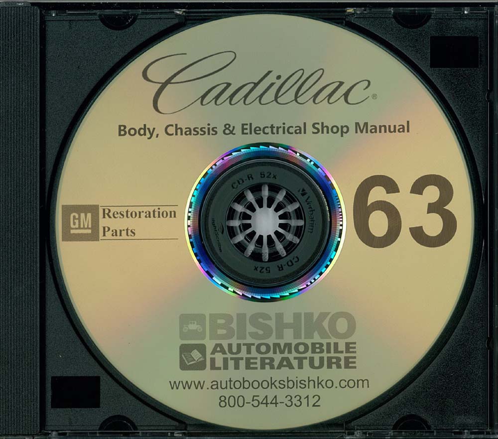 1963 CADILLAC Body, Chassis & Electrical Service Manual