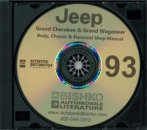 1993 Jeep Grand Cherokee, Grand Wagoneer Factory Shop Service Manual