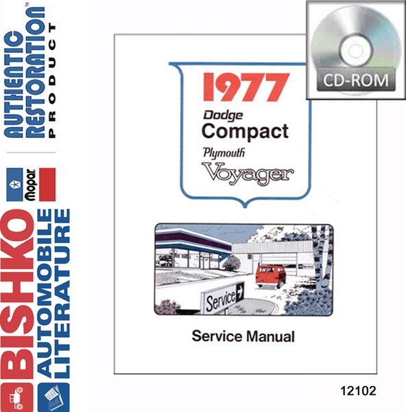 1977 Dodge Truck Compact Van, Voyager Factory Shop Service Manual