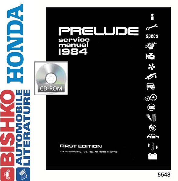 1984 Honda Prelude Factory Shop Service Manual