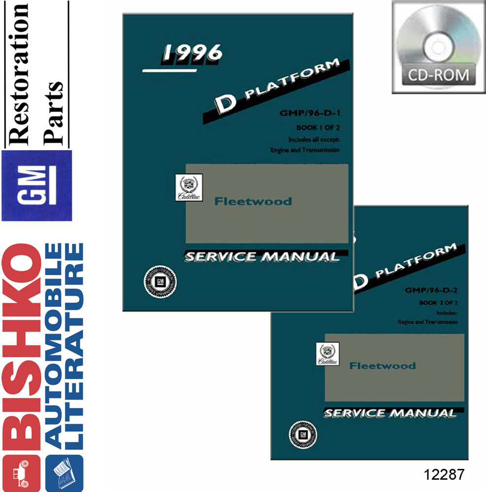 1996 CADILLAC FLEETWOOD Body, Chassis & Electrical Service Manual main image