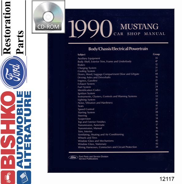1990 Ford Mustang Shop Service Repair Manual PDF