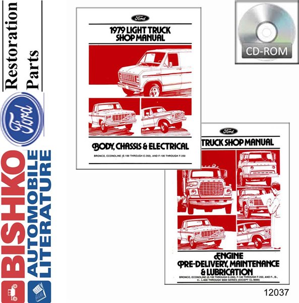 1979 Ford Econoline Bronco F100 - F350 Pickup Shop Service Repair Manual PDF
