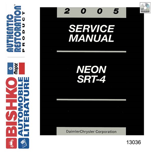 2005 Dodge Neon, SRT-4 Factory Shop Service Manual