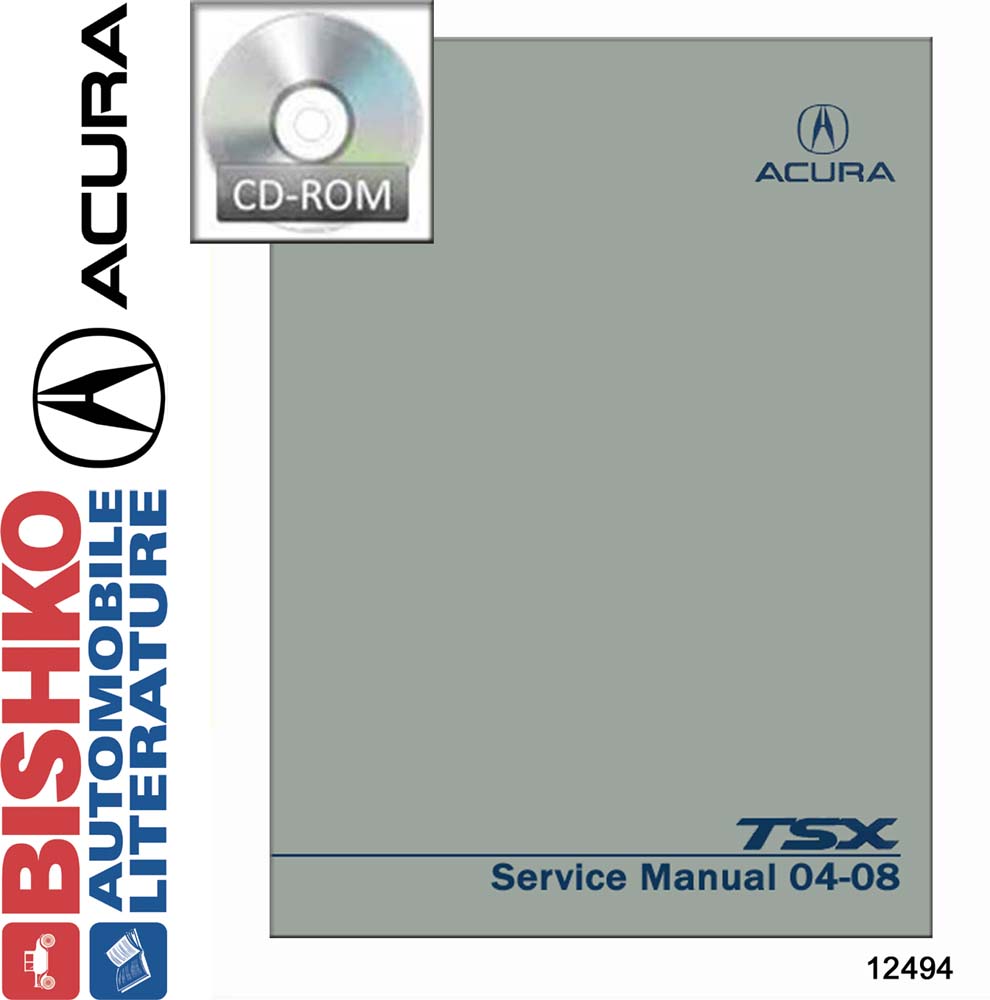 2004–2008 Acura TSX Factory Shop Service Manual