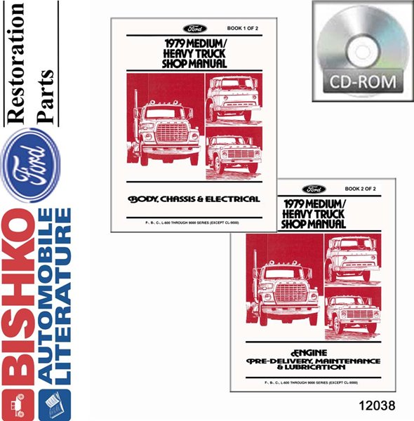 1979 Ford Med Duty Heavy Duty Shop Service Repair Manual PDF Engine