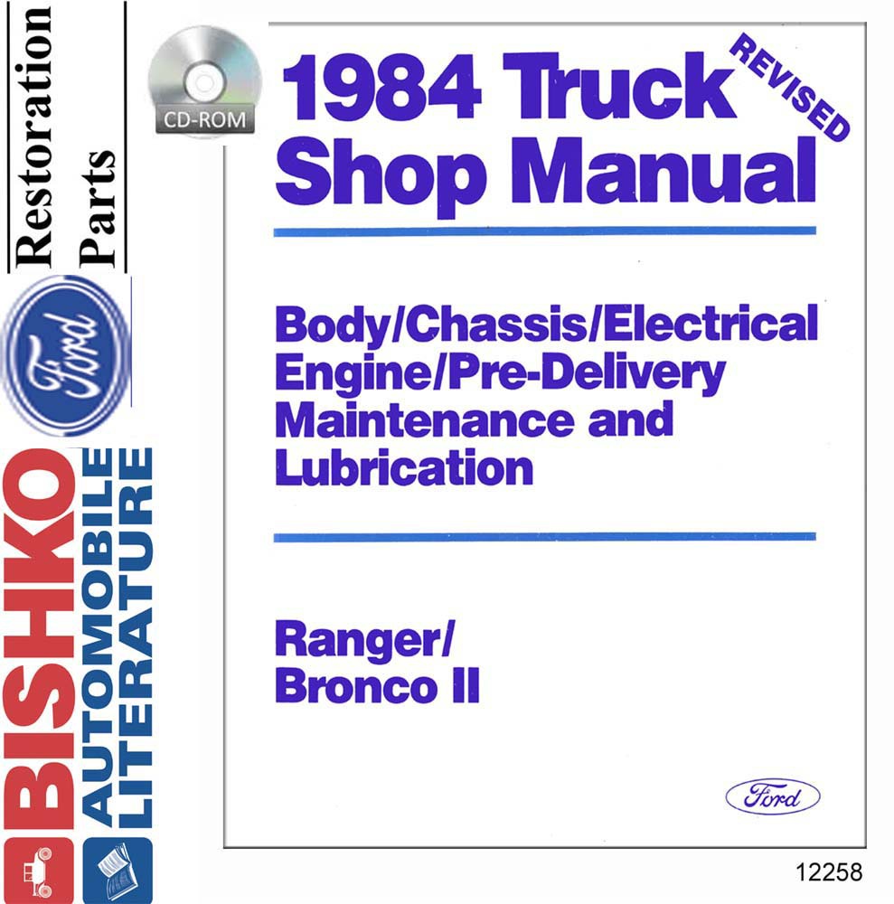 1983 1984 Ford Bronco II Ranger Shop Service Repair Manual PDF