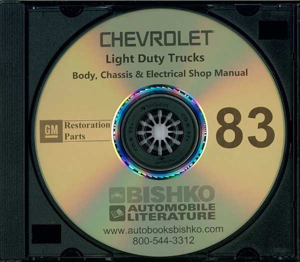 1983 Chevrolet C10, C20, C30, K10, K20, K30 Light Duty, G