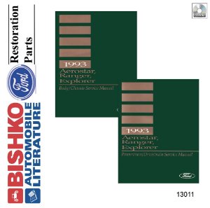 1993 Ford Truck Aerostar, Explorer, Ranger Factory Shop Service Manual