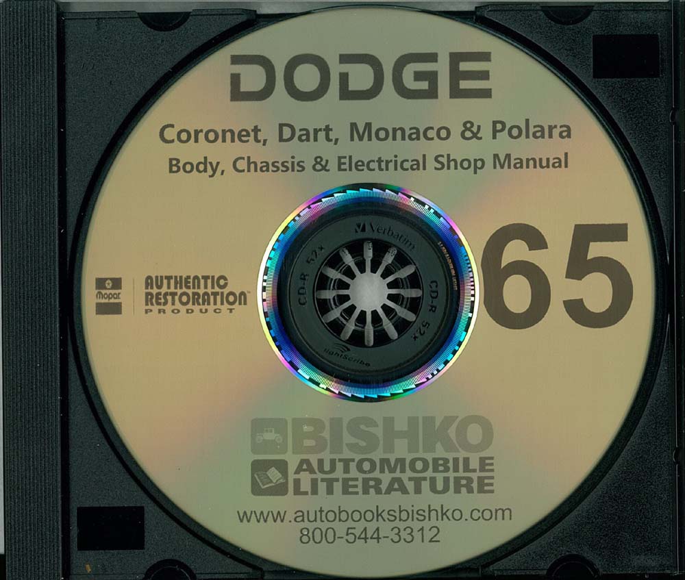 1965 DODGE Body, Chassis & Electrical Service Manual