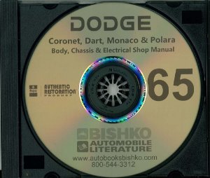 1965 Dodge All Models Factory Shop Service Manual