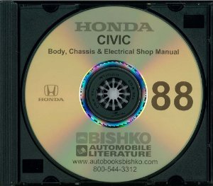 1988 Honda Civic Factory Shop Service Manual
