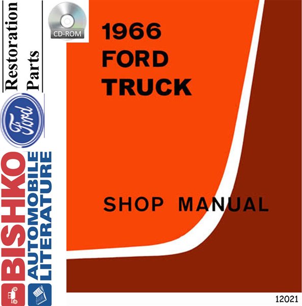 1966 Ford Truck (Except Econoline) Shop Service Repair Manual PDF Engine