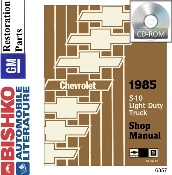 1985 Chevrolet Truck S-10 Blazer & Pickup Factory Shop Service Manual