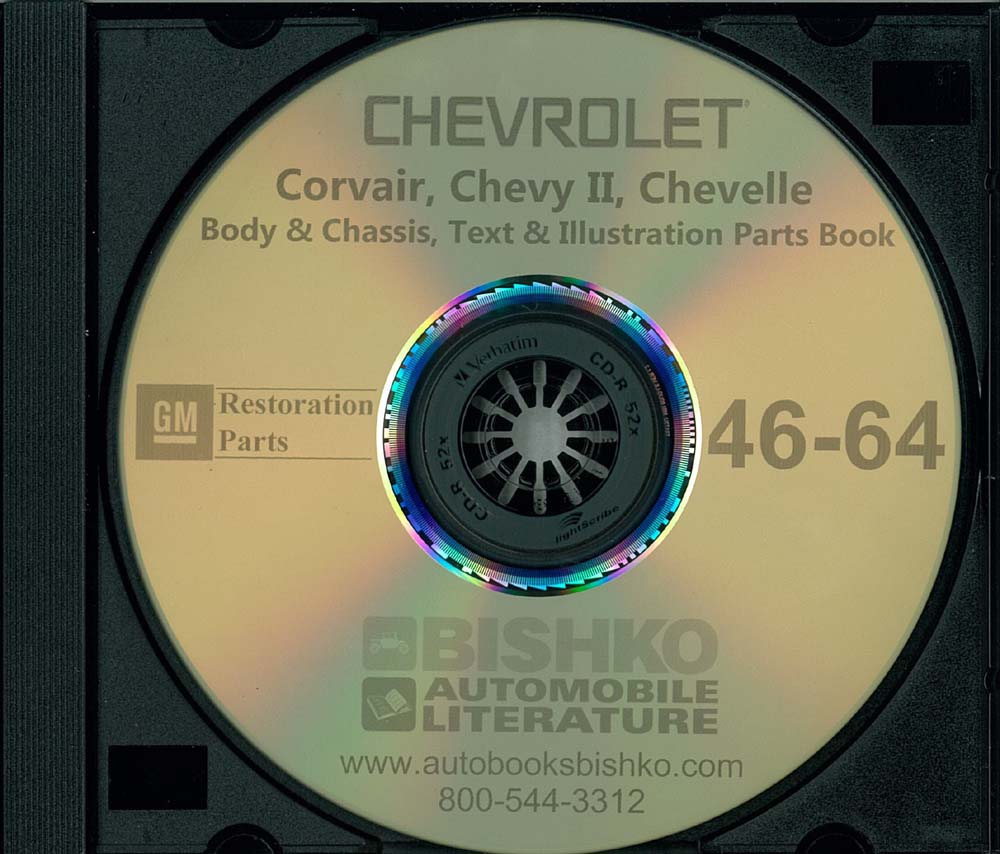 1946 1961 1962 1963 1964 Chevrolet Part Numbers Book PDF List Guide Interchange