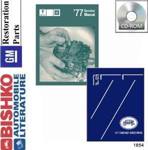 1977 Pontiac ALL MODELS FISHER BODY Factory Shop Service Manual