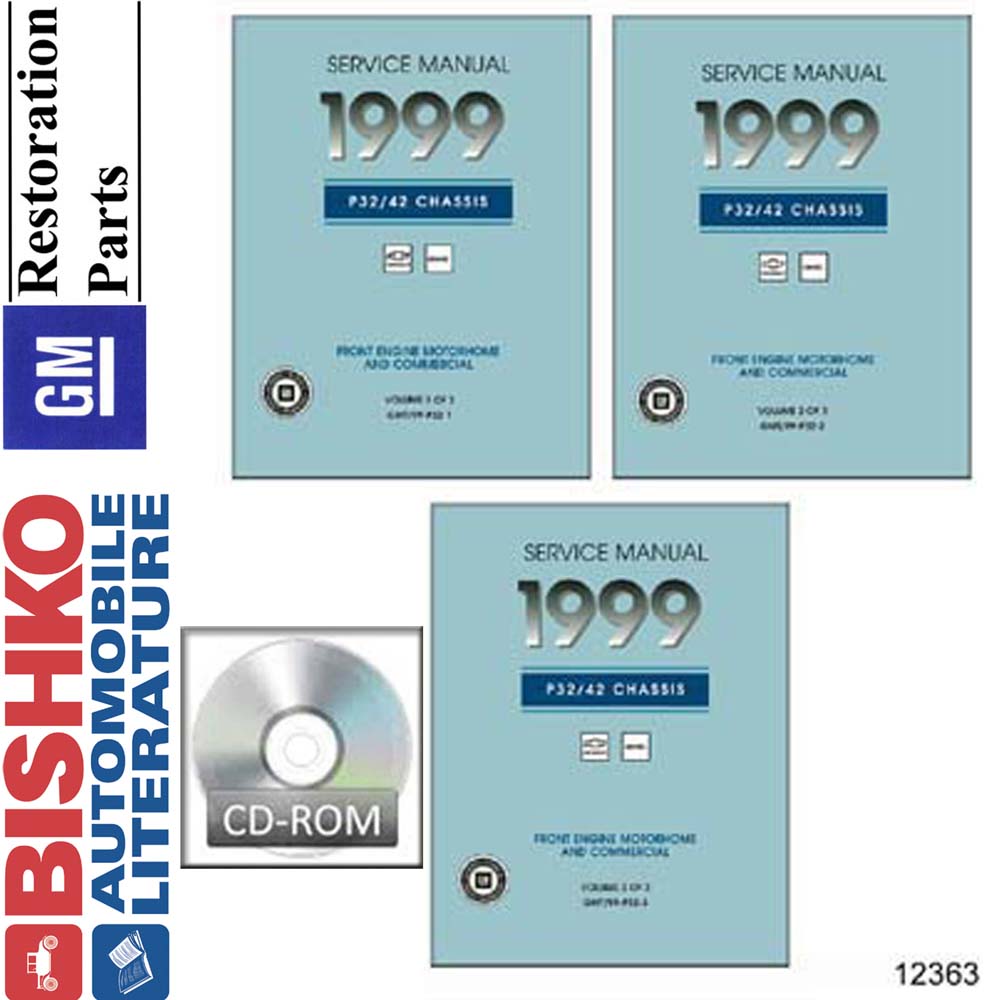1999 Chevrolet Truck P32/P42 Motorhome Chassis Factory Shop Service Manual