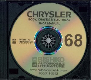 1968 Chrysler IMPERIAL - ALL MODELS Factory Shop Service Manual