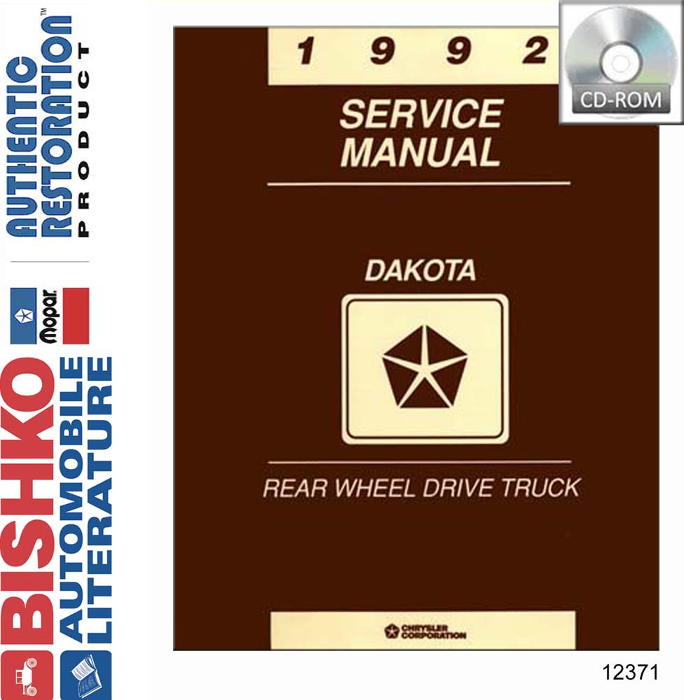 1992 Dodge Truck Dakota Factory Shop Service Manual