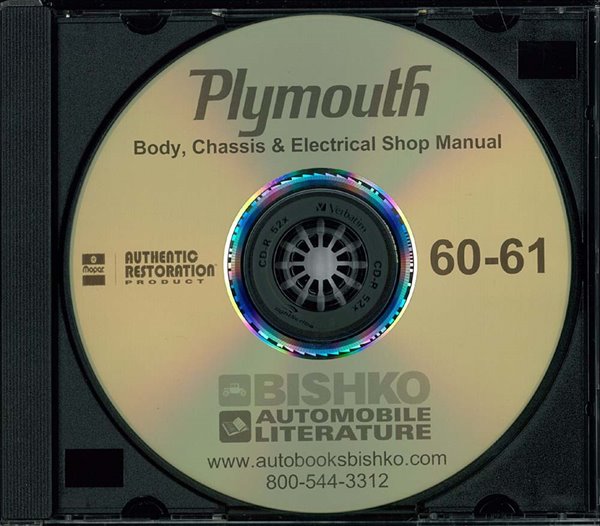 1960–1961 Plymouth All Models Factory Shop Service Manual