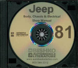 1981 Jeep All Models Factory Shop Service Manual
