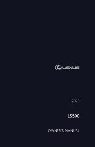 2023 Lexus LS 500 Owner's Manual