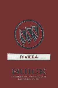 1991 Buick Riviera Owner's Manual
