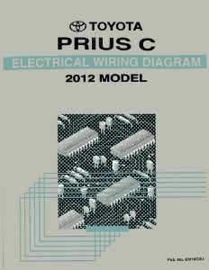 2012 Toyota Prius C Wiring Diagrams Manual