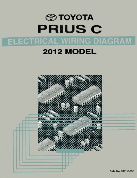 2012 Toyota Prius C Wiring Diagrams Manual