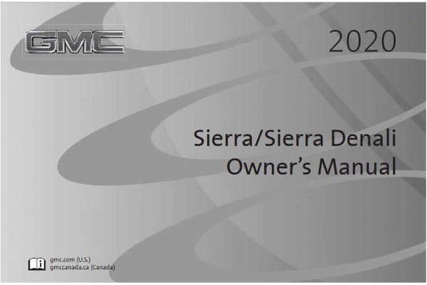 2020 GMC Sierra Owner's Manual