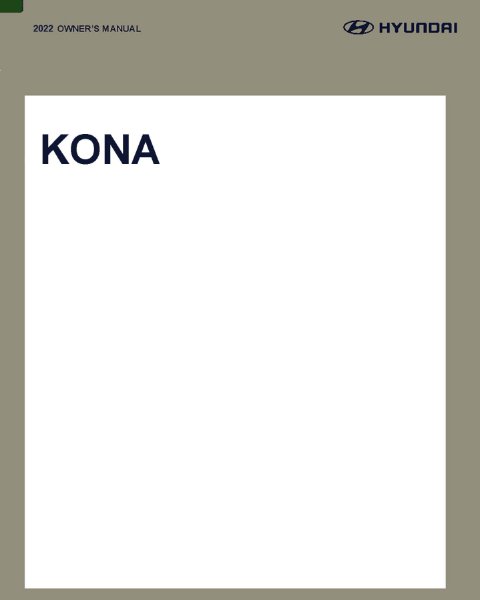 2022 Hyundai Kona Owner's Manual