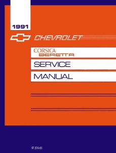 1991 Chevrolet Corsica, Beretta Factory Shop Service Manual