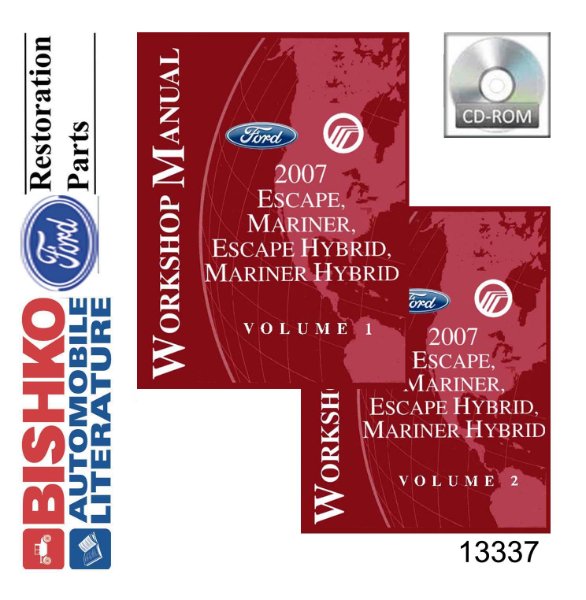 2007 Ford Truck Escape, Mariner, Hybrid Factory Shop Service Manual