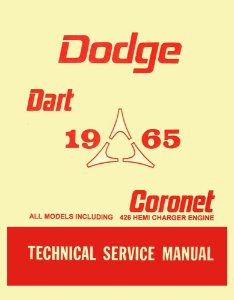 1965 Dodge Coronet, Dart Factory Shop Service Manual