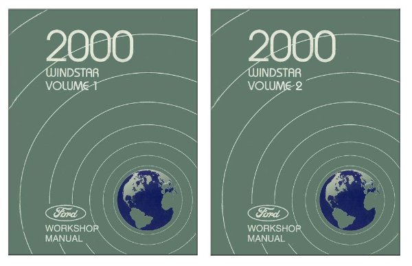 2000 Ford Truck Windstar Factory Shop Service Manual